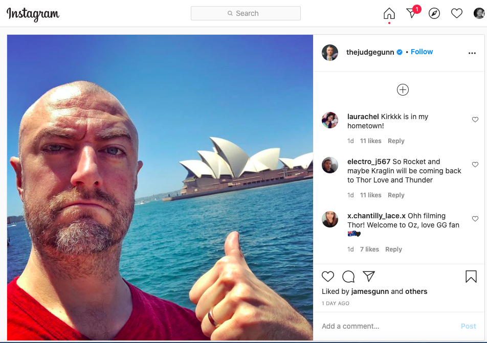 Sean Gunn might have just given away another ‘Thor: Love and Thunder’ secretInstagram