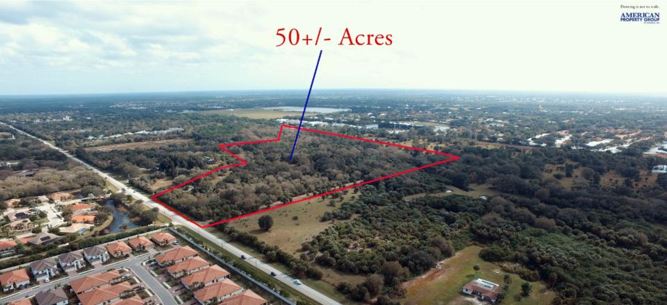 This 50-plus acre parcel on East Venice Avenue that had once been eyed as a future campus of Venice Regional Bayfront Health and is now being eyed as a site for a 452-home development.