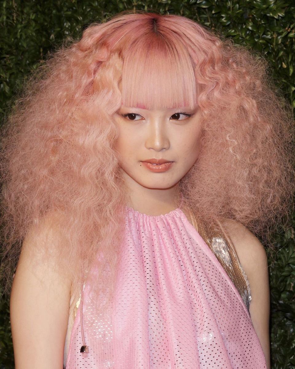 <p>It's pink, it's crimped, it's disco, it's eveything!</p>