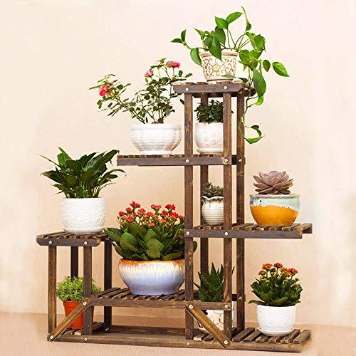 Wooden Plant Display Stand