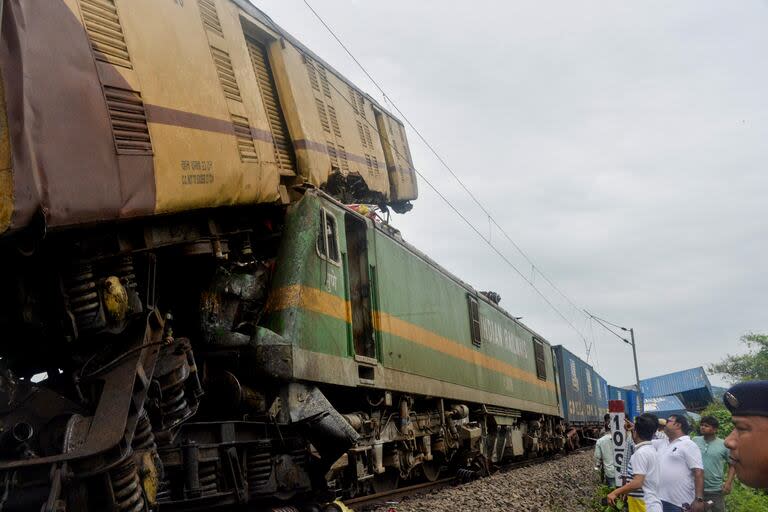 El choque de trenes ocurrió cerca del Himalaya