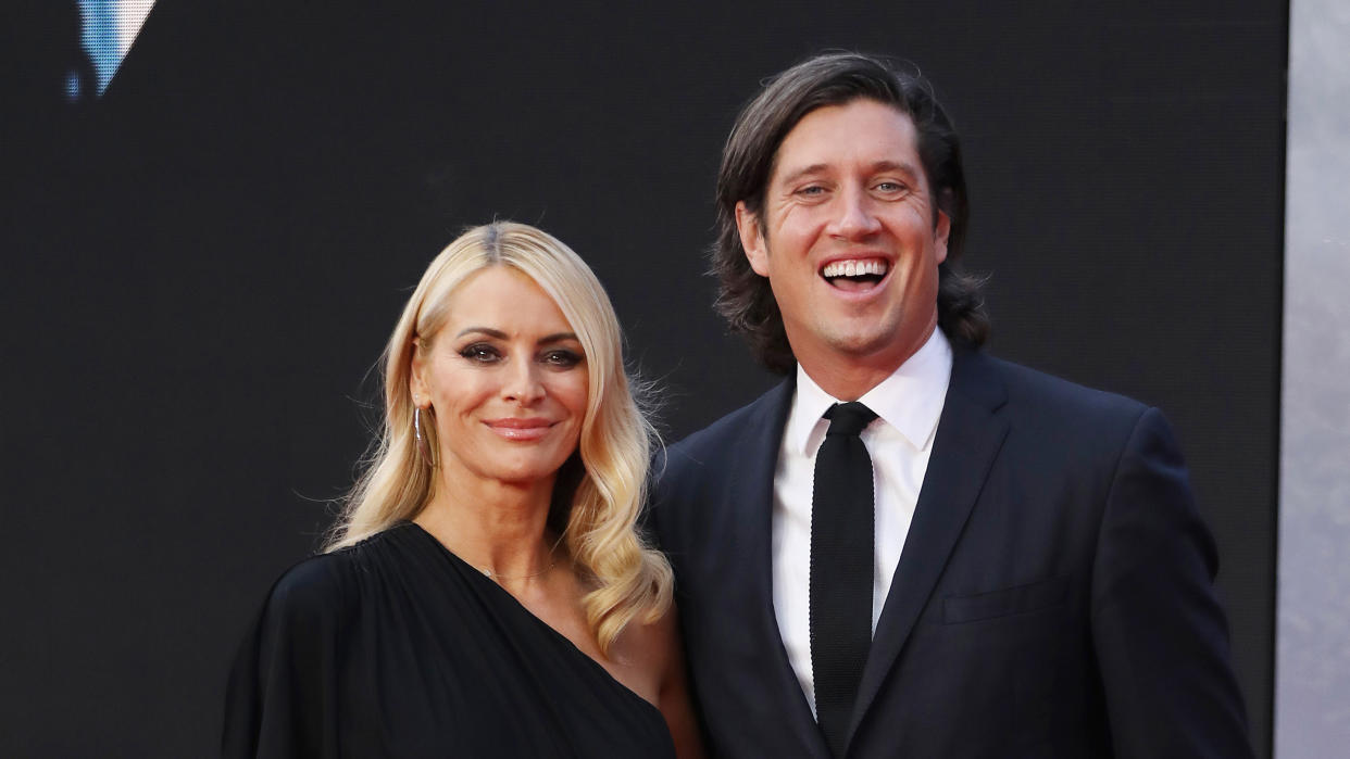 Tess Daly reckons Vernon Kay could do a good job on the 'Strictly' dance floor. (Lia Toby/Getty Images)