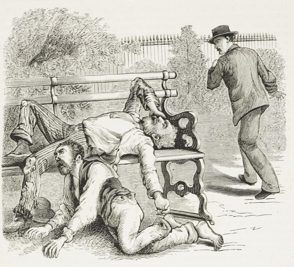 On the streets of New Orleans, the dying victims of the 1878 yellow fever epidemic.