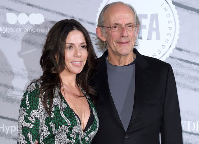 <p>Karwai Tang/WireImage</p> Lisa Loiacono and Christopher Lloyd attend at The British Independent Film Awards on December 4, 2016 in London, England.