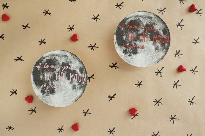 over the moon pie valentines diy valentines day cards