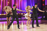 Emma Slater, Tony Dovolani, Kym Johnson and Ingo Rademacher perform on "Dancing With the Stars."