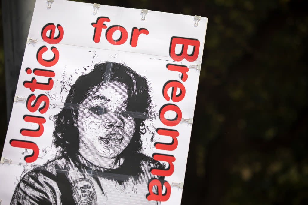 Breonna Taylor's death inspired numerous civil rights protests across the country. (Getty Images)
