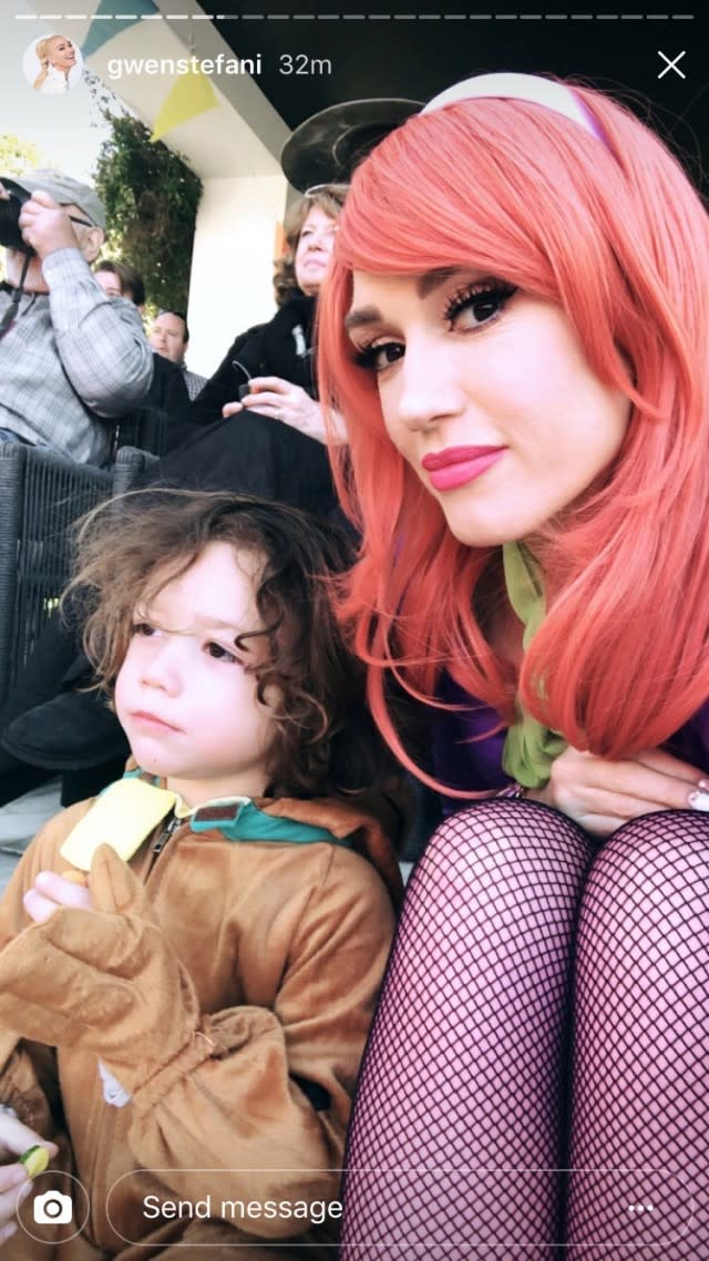 The No Doubt frontwoman shared snapshots of the fun party, including of her son dressed up as the iconic mystery-solving canine, Scooby Doo.