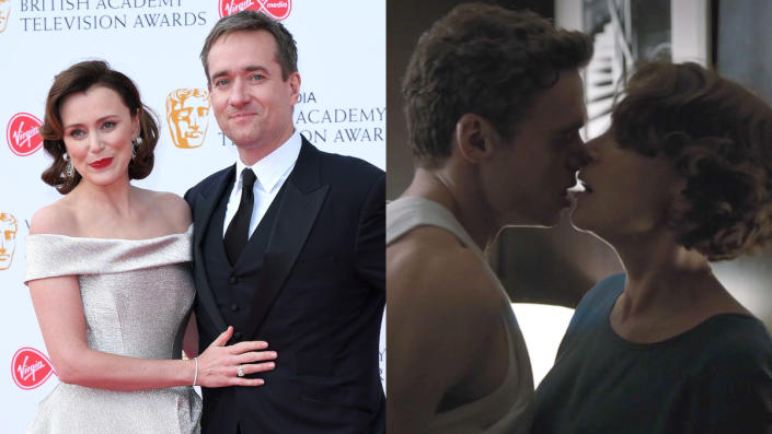 Matthew Macfadyen admits wifes sex scenes are weird image