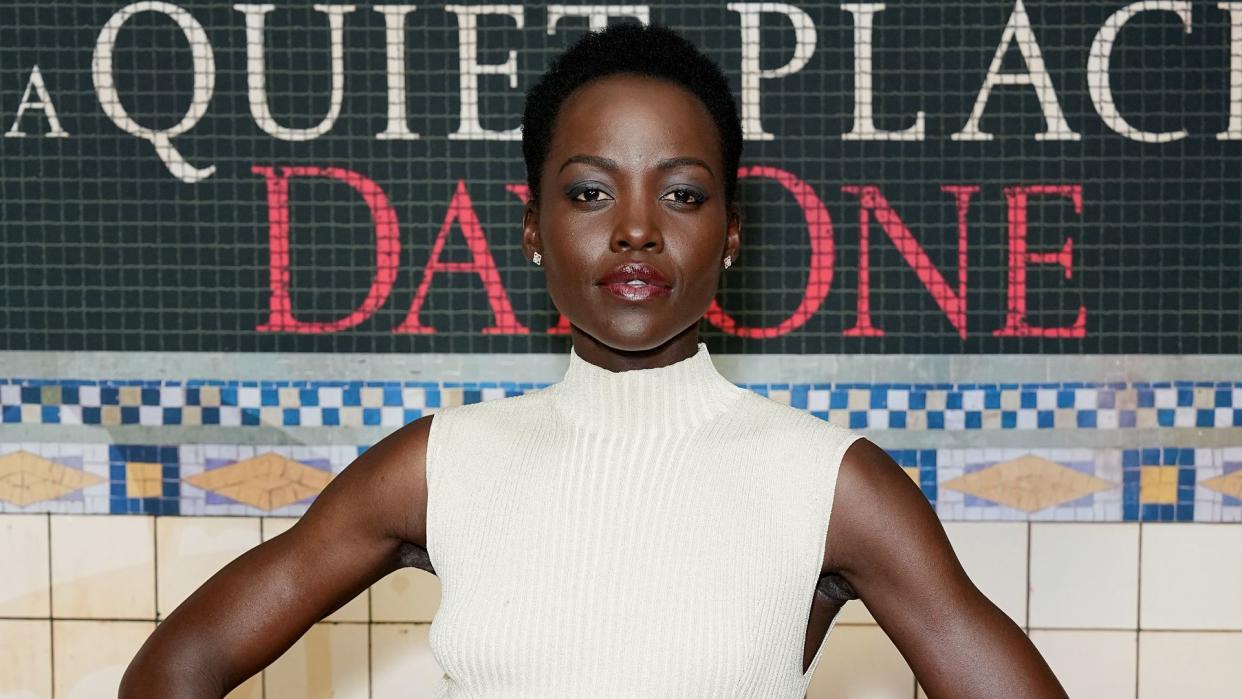 Lupita Nyong'o en Nueva York para la promoción de A Quiet Place: Part One