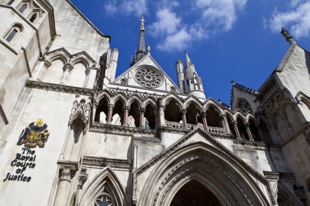 The Royal Courts of Justice in London