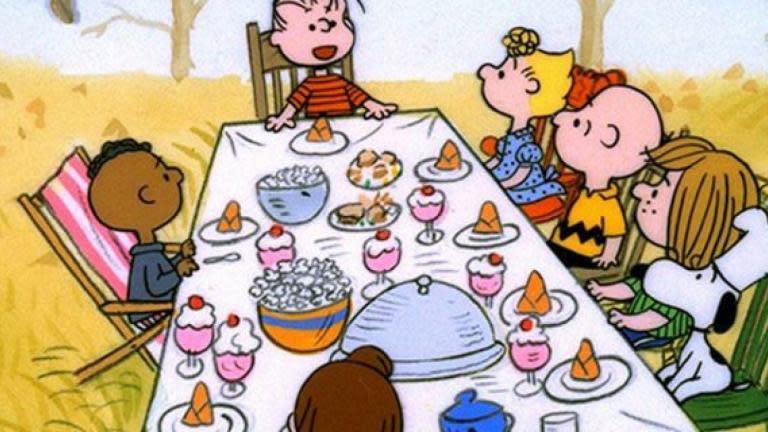 Charlie Brown cartoon labelled racist over depiction of Thanksgiving dinner