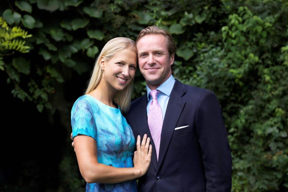 Lady Gabriella and Thomas Kingston (Alexandra Diez de Rivera/Buckingham Palace/PA) (PA Wire)