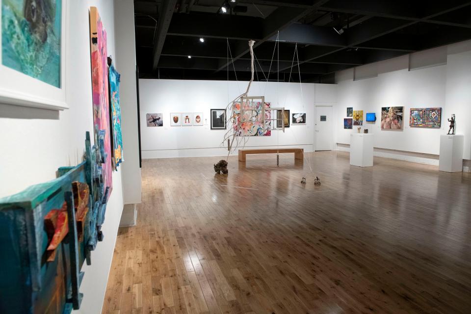 The Pensacola Museum of Art currently features works of art created by its members in the upstairs gallery. The exhibit runs through May 29. 
