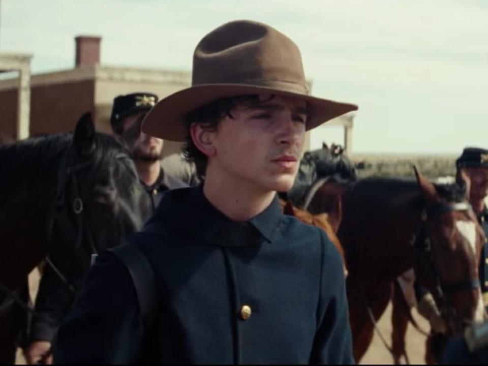 hostiles timothee chalamet