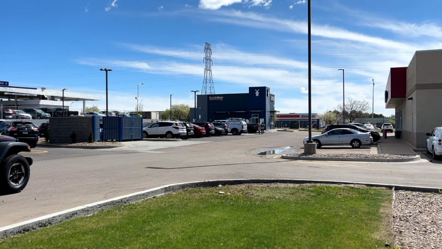 The grand opening of the Dutch Bros location at 1826 South Academy Boulevard