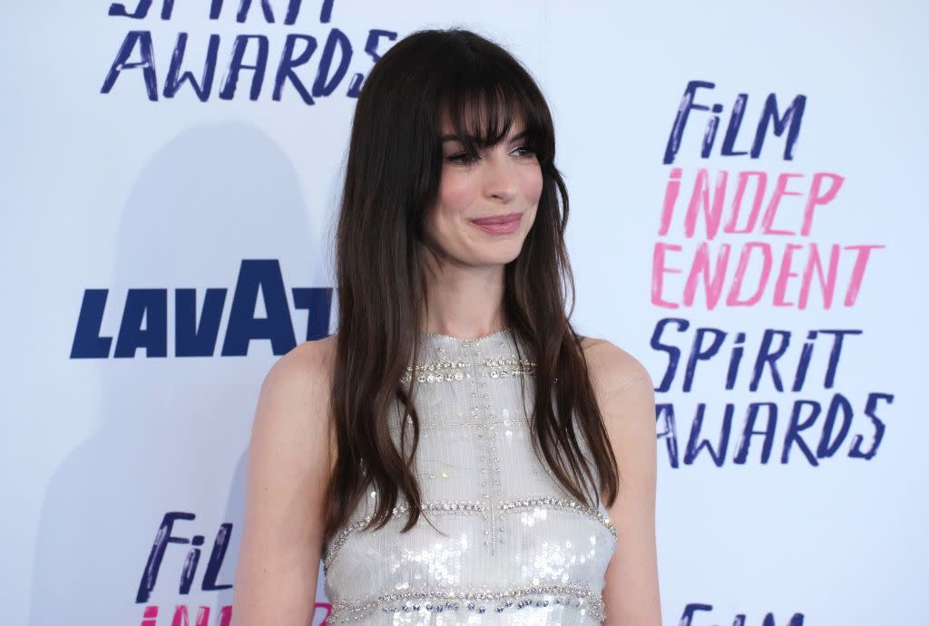 santa monica, california february 25 anne hathaway attends the 2024 film independent spirit awards on february 25, 2024 in santa monica, california photo by jeff kravitzfilmmagic