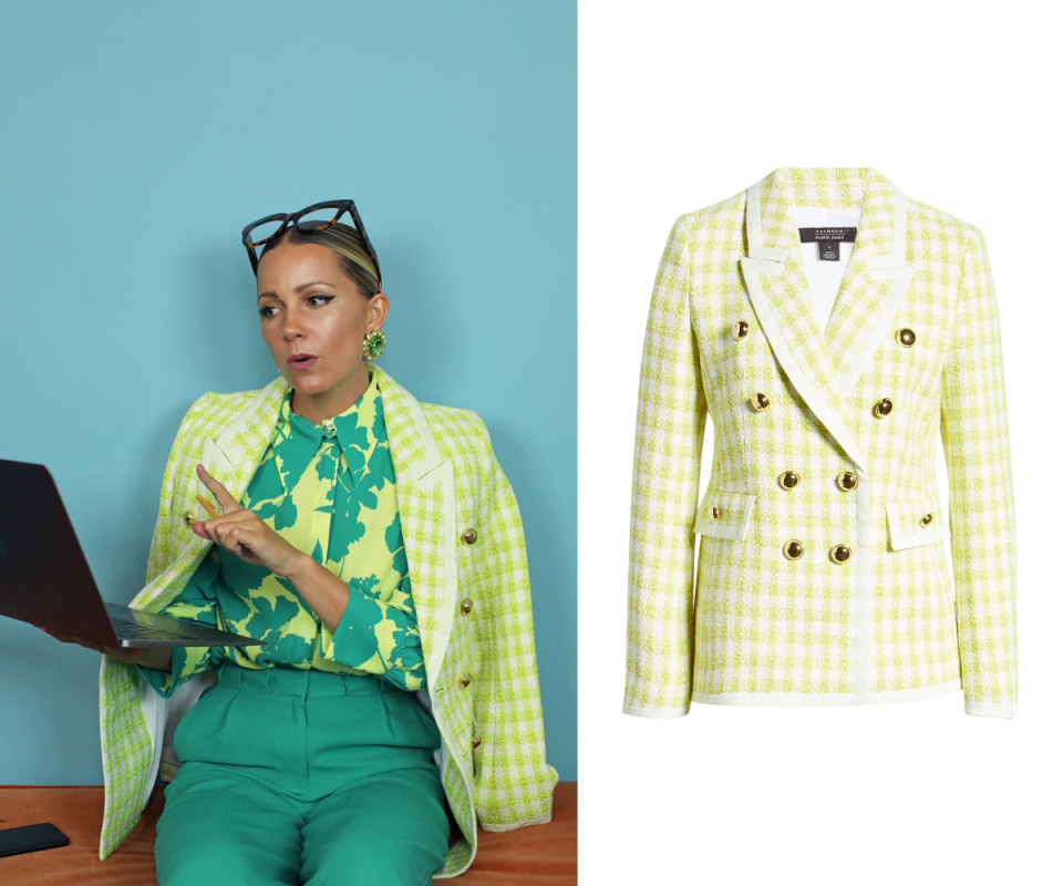 Neon Tweed Blazer. Images via Nordstrom.