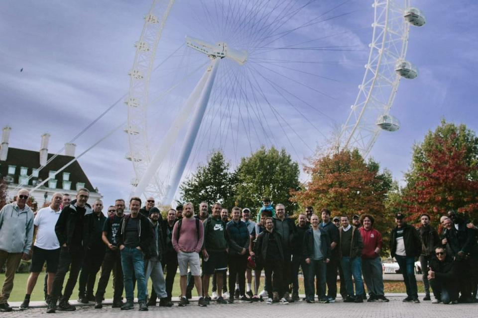 Every few months, Scott organises a ‘big’ walk, open to members of all the groups (The Proper Blokes Club/Facebook)