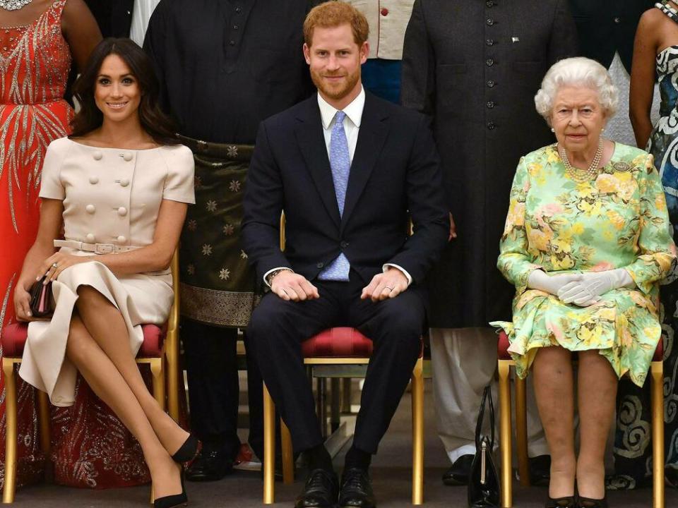 Die Queen hatte angeblich einen Plan, um für Meghan und Harry die passende Rolle zu finden (Bild: imago images/Starface)