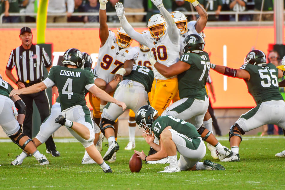 The Pac-12 admitted an officiating error Sunday in Michigan State's loss to Arizona State, one that should have left them with another field goal attempt. 