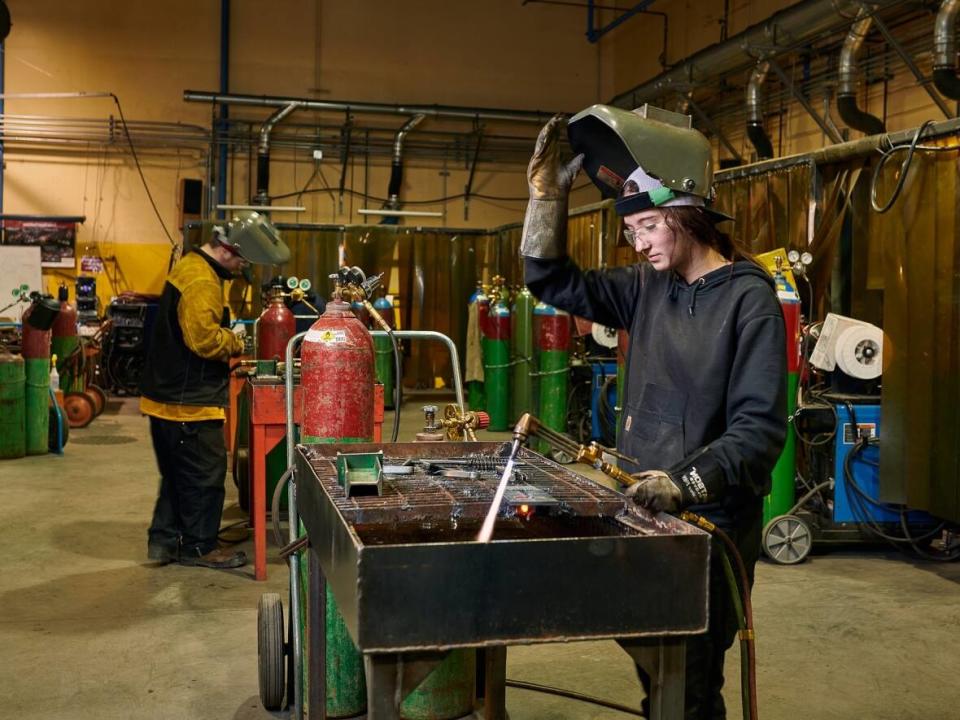 Yukon University's welding course for women and non-binary people starts in May.  (Submitted by Yukon University - image credit)