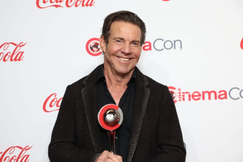 Dennis Quaid attends the CinemaCon Big Screen Achievement Awards on Thursday. Photo by James Atoa/UPI