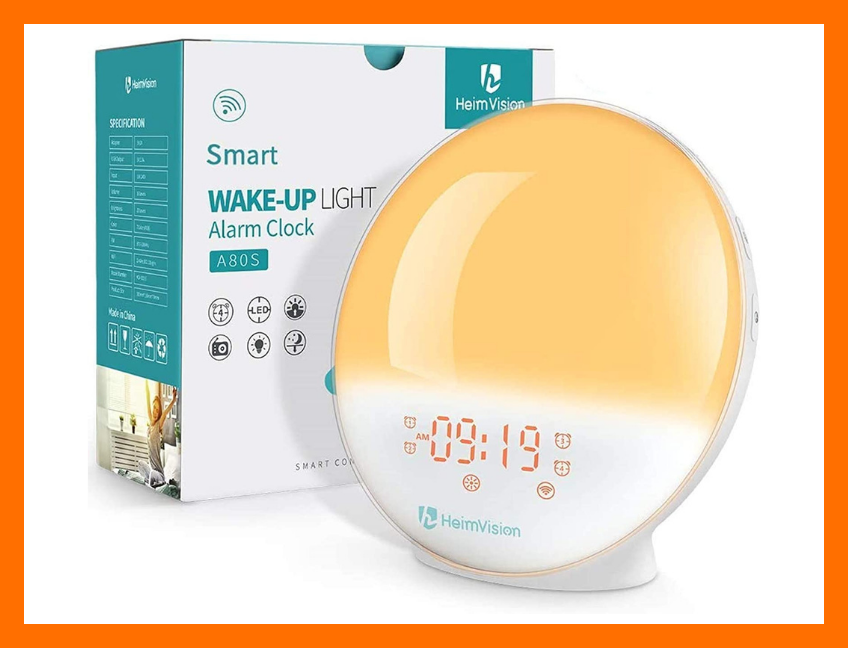 Rise and shine! This HeimVision Sunrise Alarm Clock is on sale for only $38. (Photo: Amazon)