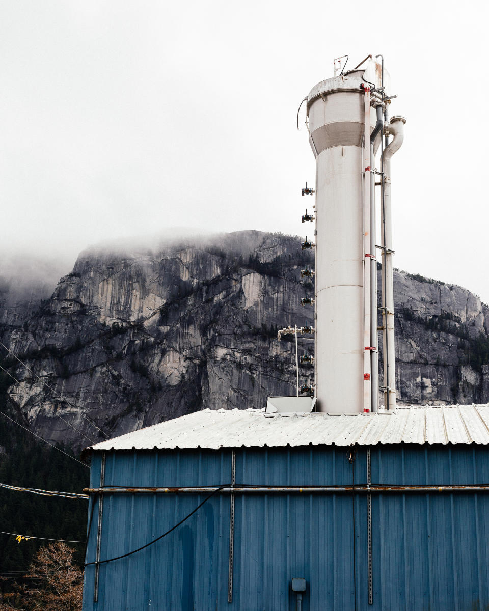 El proyecto Carbon Engineering en Squamish, Columbia Británica, Canadá, el 26 de marzo de 2019. (Alana Paterson/The New York Times)