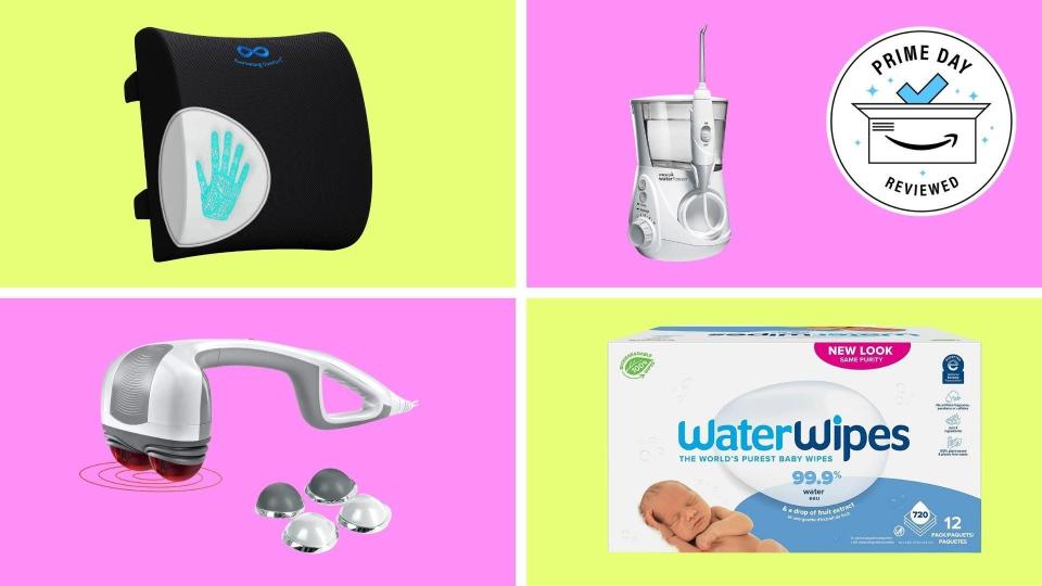 Stay healthy this year with these post-Prime Day deals on massagers, baby wipes and water flossers.