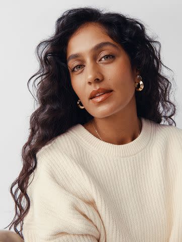 <p>Gap</p> Radhi Devlukia poses for Gap