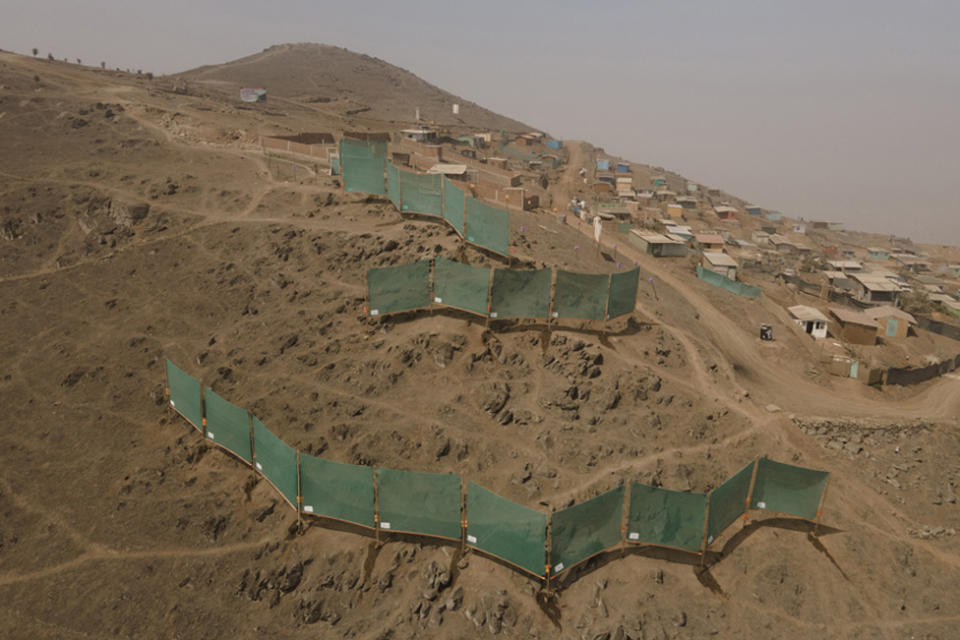 Fog Nets in Lima, Peru.