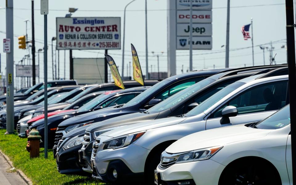 Used Cars Computer Chip Shortage - Matt Rourke/AP