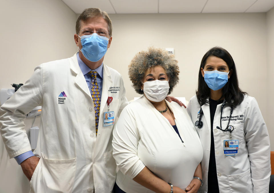 While Yvelisse Boucher felt hesitant to undergo open hear surgery, the doctors and staff at Mount Sinai reassured her and helped her feel safe. (Courtesy Mount Sinai Health System.)