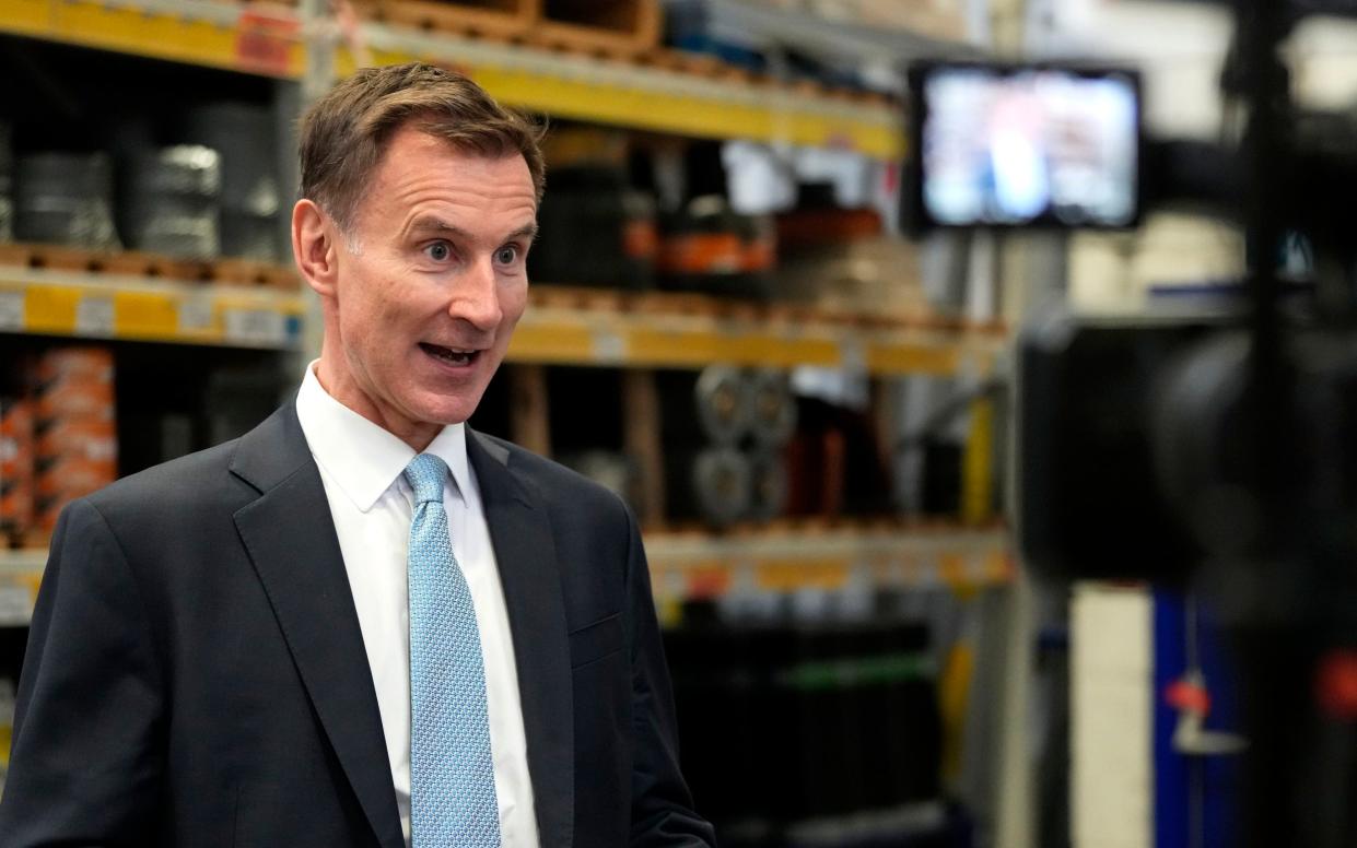 Chancellor of the Exchequer Jeremy Hunt