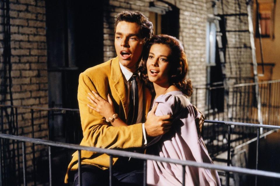 Maria and Tony in West Side Story