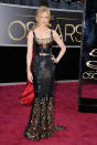 Nicole Kidman arrives at the Oscars in Hollywood, California, on February 24, 2013.