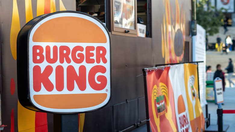 Burger King sign