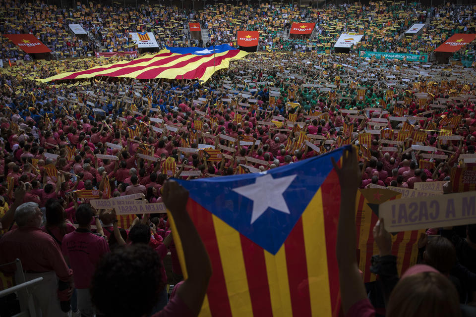 Human Tower Competition in Catalonia