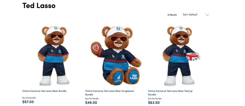 Online Exclusive Ted Lasso Build-A-Bear (Courtesy: Build-A-Bear website)