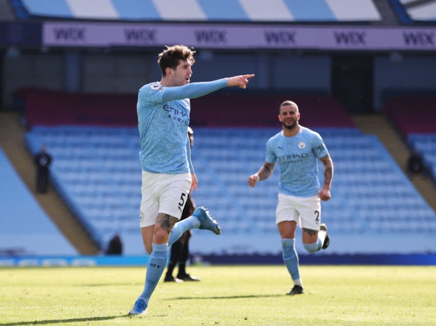 <p>John Stones celebrates</p> (Getty Images)