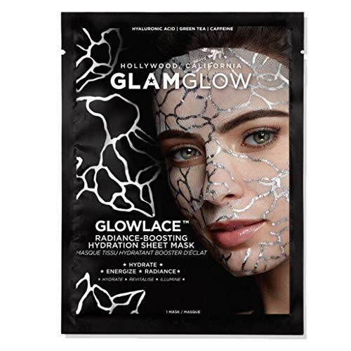 3) Glamglow Glowlace Radiance-Boosting Hydration Sheet Mask