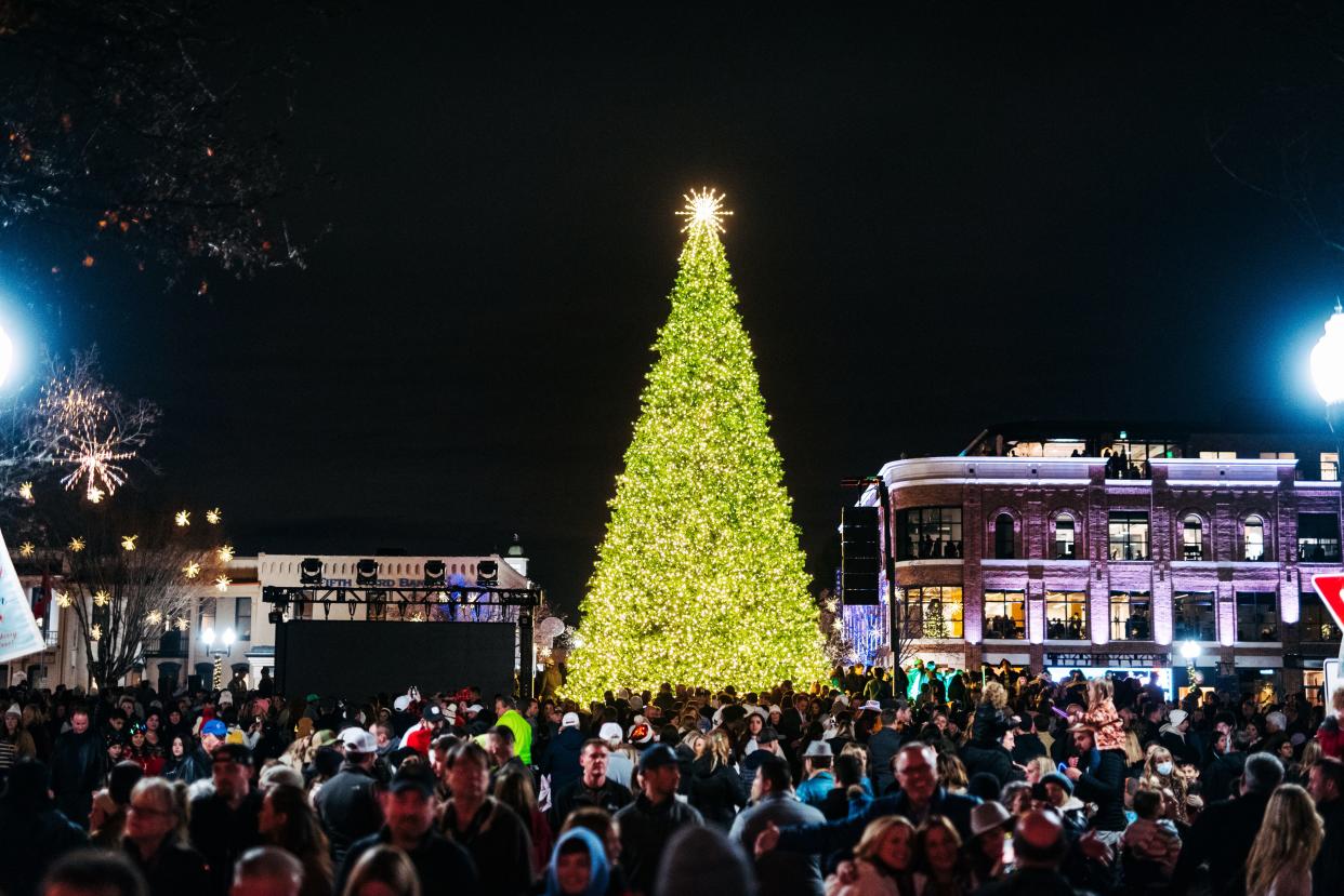 The 2022 Christmas Tree Lighting on the Square in downtown Franklin on Friday, Dec. 2.