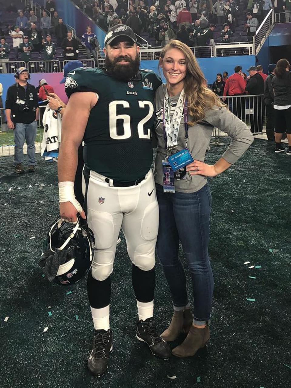 Jason Kelce and Kylie McDevitt Kelce