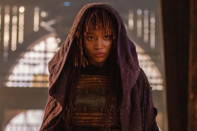 <p>Christian Black/Lucasfilm Ltd.</p> Amandla Stenberg on 'The Acolyte'