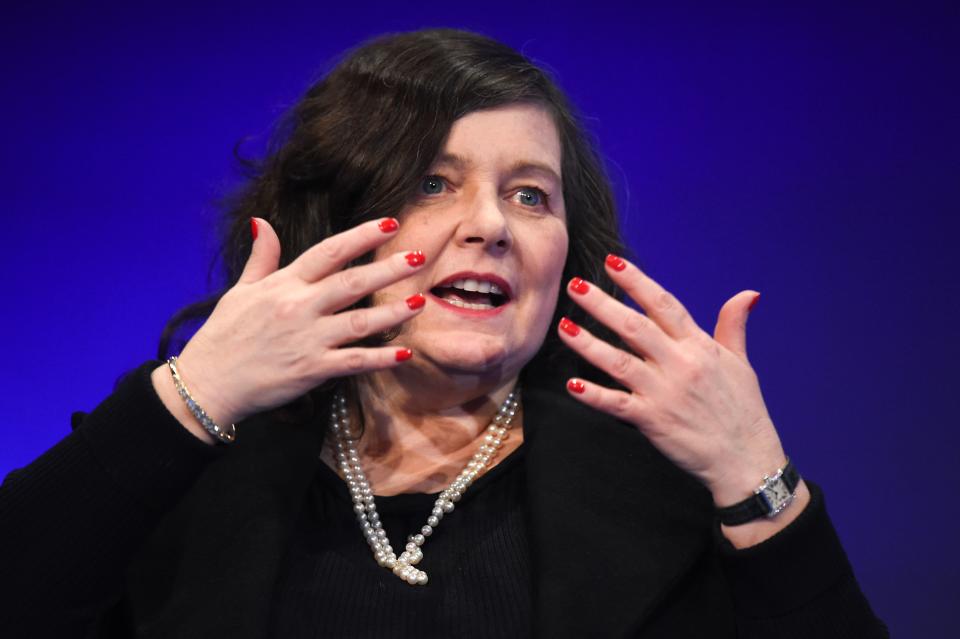 CEO of smartphone-based bank Starling, Anne Boden attends a session at the Paris Fintech Forum  in Paris on January 30, 2018. / AFP PHOTO / ERIC PIERMONT        (Photo credit should read ERIC PIERMONT/AFP via Getty Images)