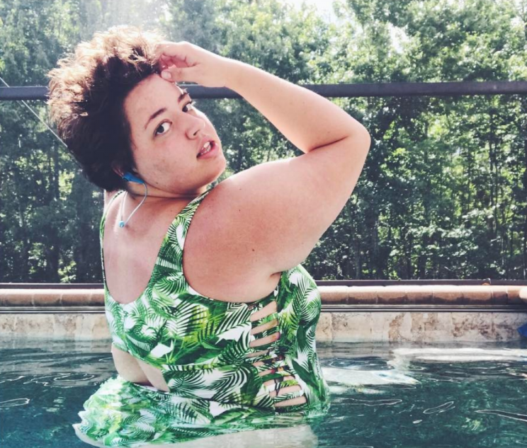 Courtney Harrough ist Plus-Size-Rettungsschwimmerin