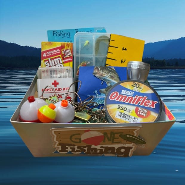 Fishing Gift Basket | Fisherman's Gift Basket -Medium