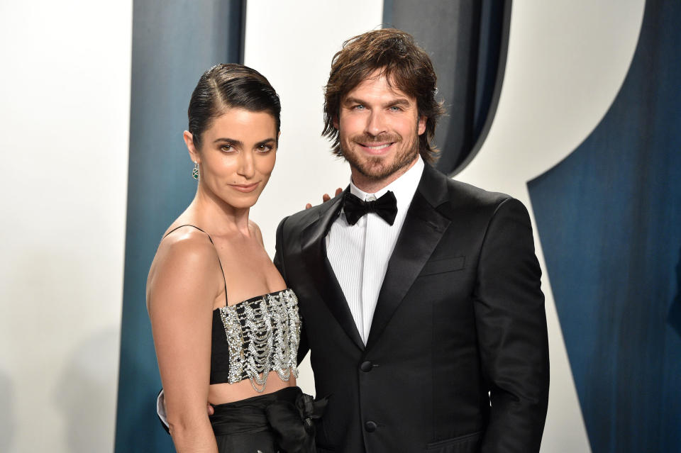 Nikki Reed and Ian Somerhalder (Gregg DeGuire / FilmMagic)