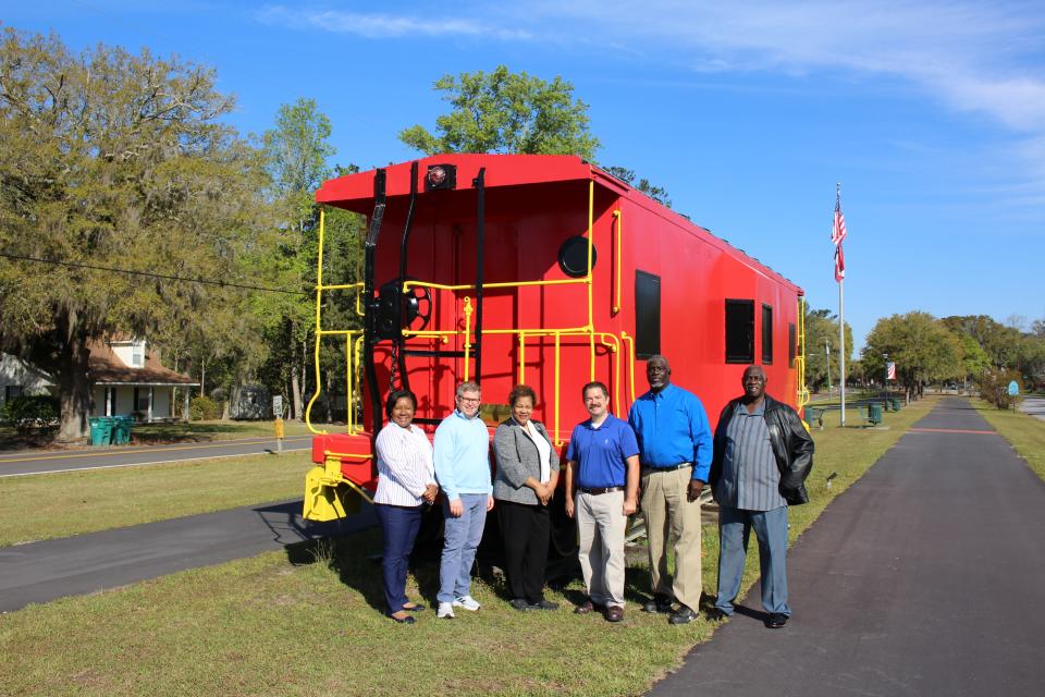 Members of Guyton city council are hoping to bring a YMCA to the area. From left: Meketa Brown, Marshall Reiser, Hursula Pelote, Russ Deen, Michael Johnson and Joseph Lee.